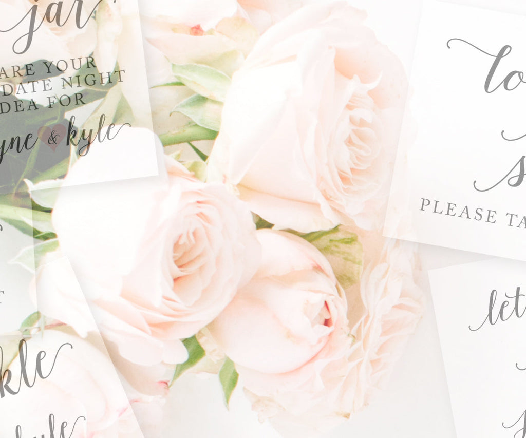 Artful Life Designs Digital Wedding Stationery, Signs and Extras, wedding signs with pink roses