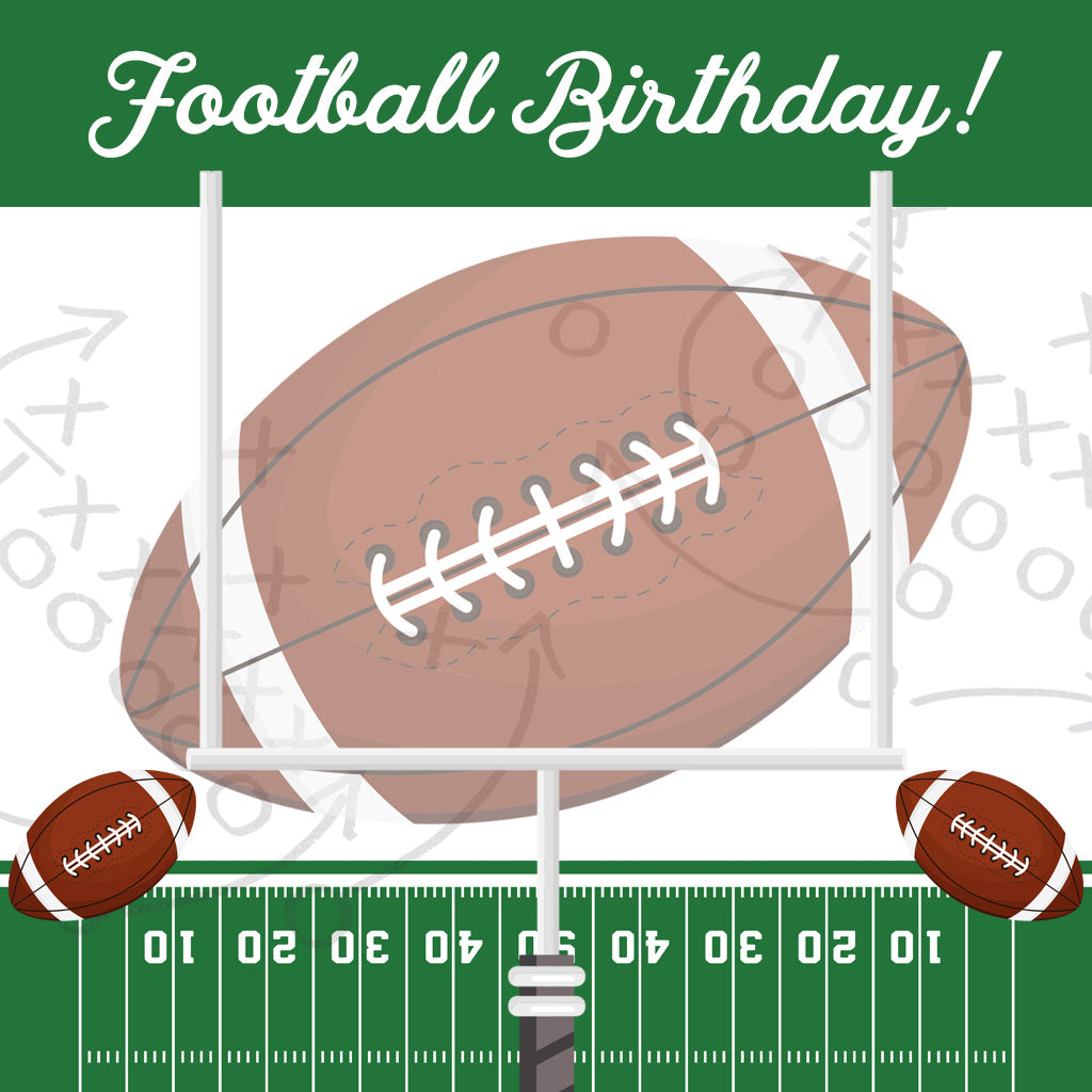 Football Birthday Bash | Templates & Printables