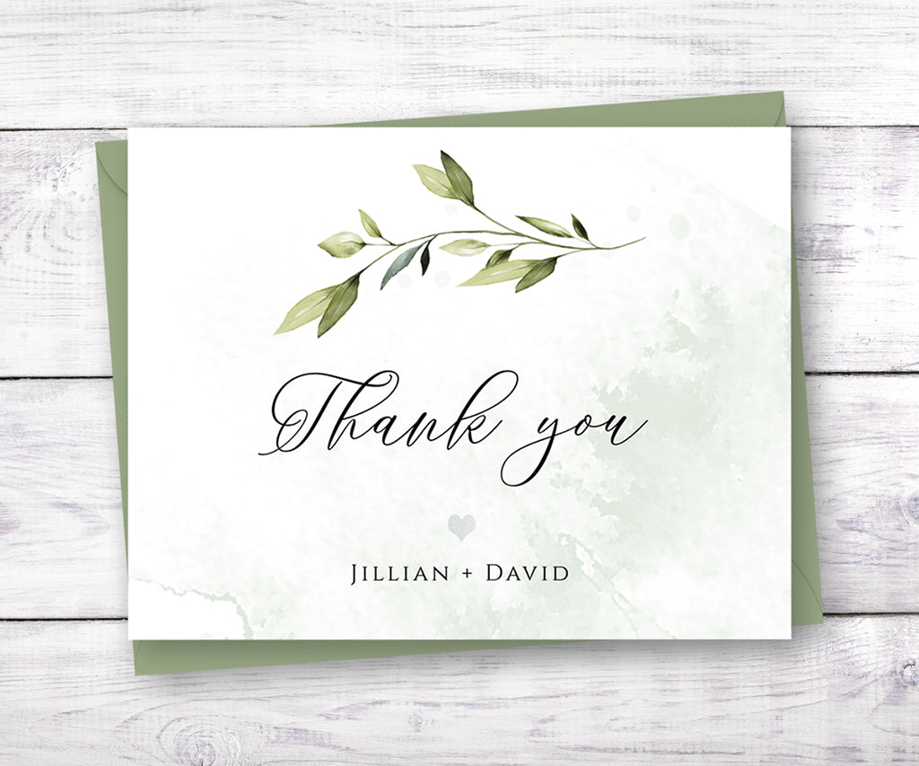 Thank You Card Editable Templates