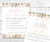 Baby in bloom floral virtual baby shower itinerary.