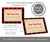 red buffalo plaid food tent cards front and back