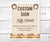Western cowboy birthday custom 8 x 10 custom sign template.
