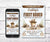 First rodeo blue and brown cowboy birthday invitation and smart phone evite with baby pony and western theme.