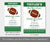 First Year Down birthday 5x7 invitation and digital smartphone evite in green and gray.