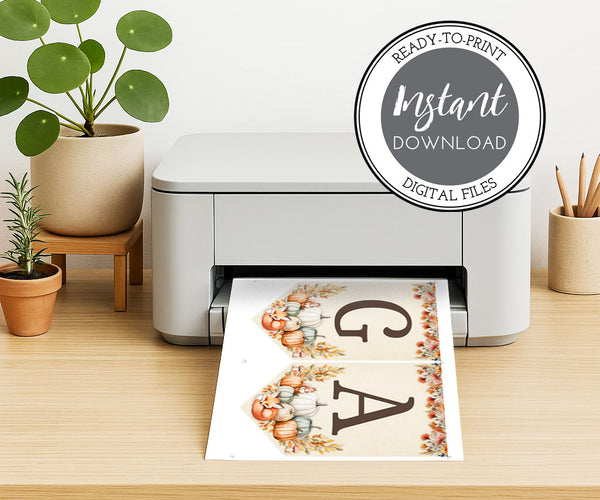 Gather Together Banner Printable | Cottagecore Style - Artful Life Designs
