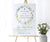 Greenery first communion welcome sign.