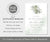 Gender neutral greenery first holy communion invitation template.