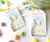 Happy Easter bunny 2 x 3.5" vertical gift tags.