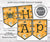 Happy Halloween banner instant download with cute ghosts, spiders and a skull & hearts border.