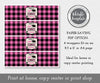 paper saving download option for pink buffalo plaid wild one 1st birthday water bottle wrapper template