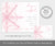 Pink snowflake diaper raffle sign and card templates.