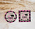 Pink buffalo plaid wild one birthday round and square favor tags.