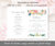 Pink yellow and white floral weddin program fan template download options.