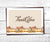 Western cowboy theme birthday thank you card.