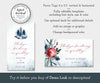 winter wedding favor tag templates, horizontal and vertical rectangle tags