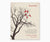 Love birds in anniversary family tree on winter white background