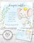 Baby boy elephant diaper raffle sign and card templates