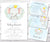 baby elephant shower invitation set of templates, books for baby card, diaper raffle card, thank you note card