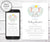 Virtual Baby Shower invitation for smart phone or 5 x 7", baby elephant virtual baby shower