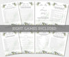 Greenery baby shower games, eight games included
