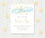 Twinkle twinkle little star custom baby shower sign editable template, blue clouds, gold moon and stars to create unlimited baby shower signs from Artful Life Designs