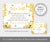 bee diaper raffle sign and card templates with honeycomb, bees and yellow flowers