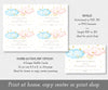 twinkle twinkle little star diaper raffle tickets shown 4 on a page as a paper saving option and as a single ticket