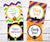 Halloween favor tags, favor labels, stickers, gift tags, Artful Life Designs
