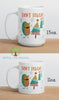 Personalized Hot Chocolate Mugs Hedgehog Holiday Mugs