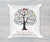 Grandchildren Family Tree Pillow With Names Gift for Grandparents, Grandkids Family Tree Linen