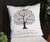 Grandchildren Family Tree Pillow With Names Gift for Grandparents