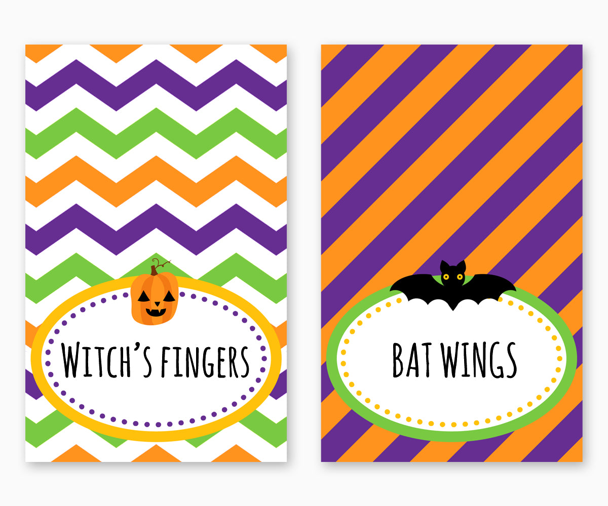Editable Halloween Table tents, editable Halloween printables, Editable Halloween Buffet Table signs, Editable Halloween Table Tent Cards