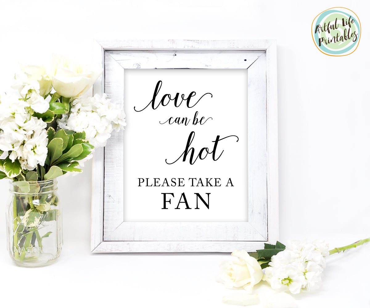 Program Fan Sign Wedding Fan Sign, Wedding Program Fan Sign, Summer Wedding Sign, Weddi ...