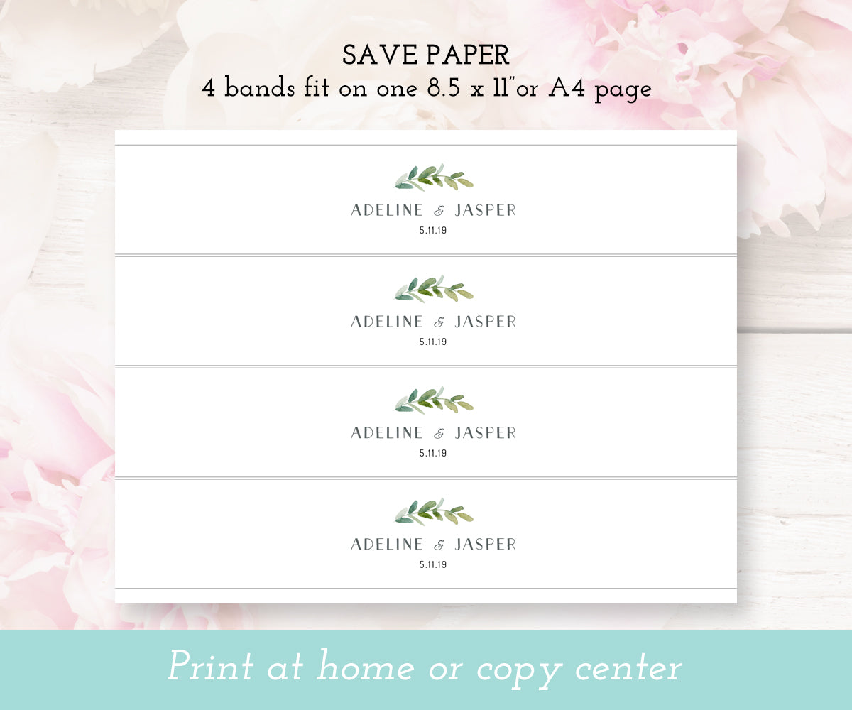 paper saving option for custom wedding invitation wrapper