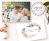 Save the Date Card Photo Template, Engagement Photo Save the Dates, Editable Wedding Date Template