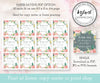 Floral Wedding or Shower Square Favor Tag Editable Template