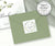 Greenery wedding return address personalize label 2 x 2” 