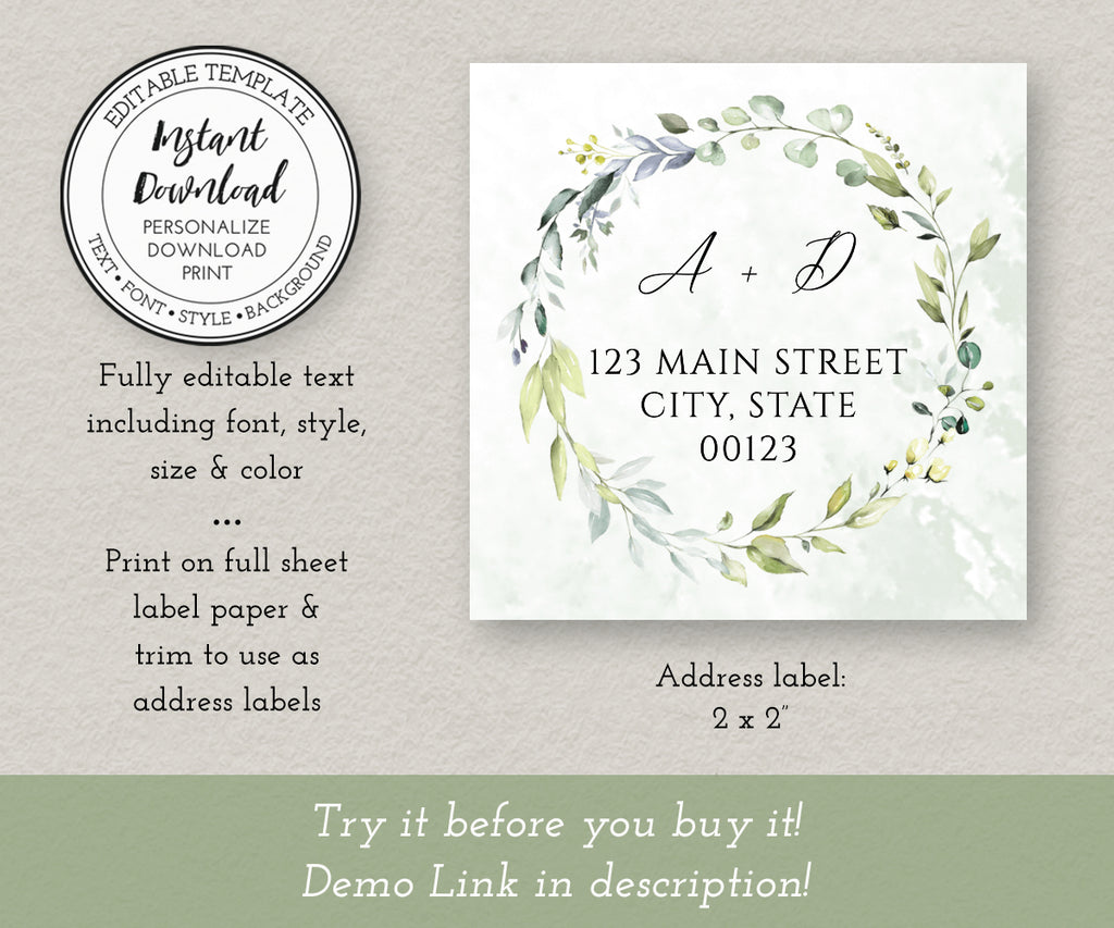 Return Address Lable Examples Return Address Label Template