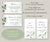 2. x 3.5 inch greenery favor tags for wedding or shower