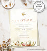 Rustic Fall Floral Save the Date Card