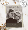 Rustic Photo Save the Date card