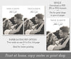 paper saving option for photo save the date card template
