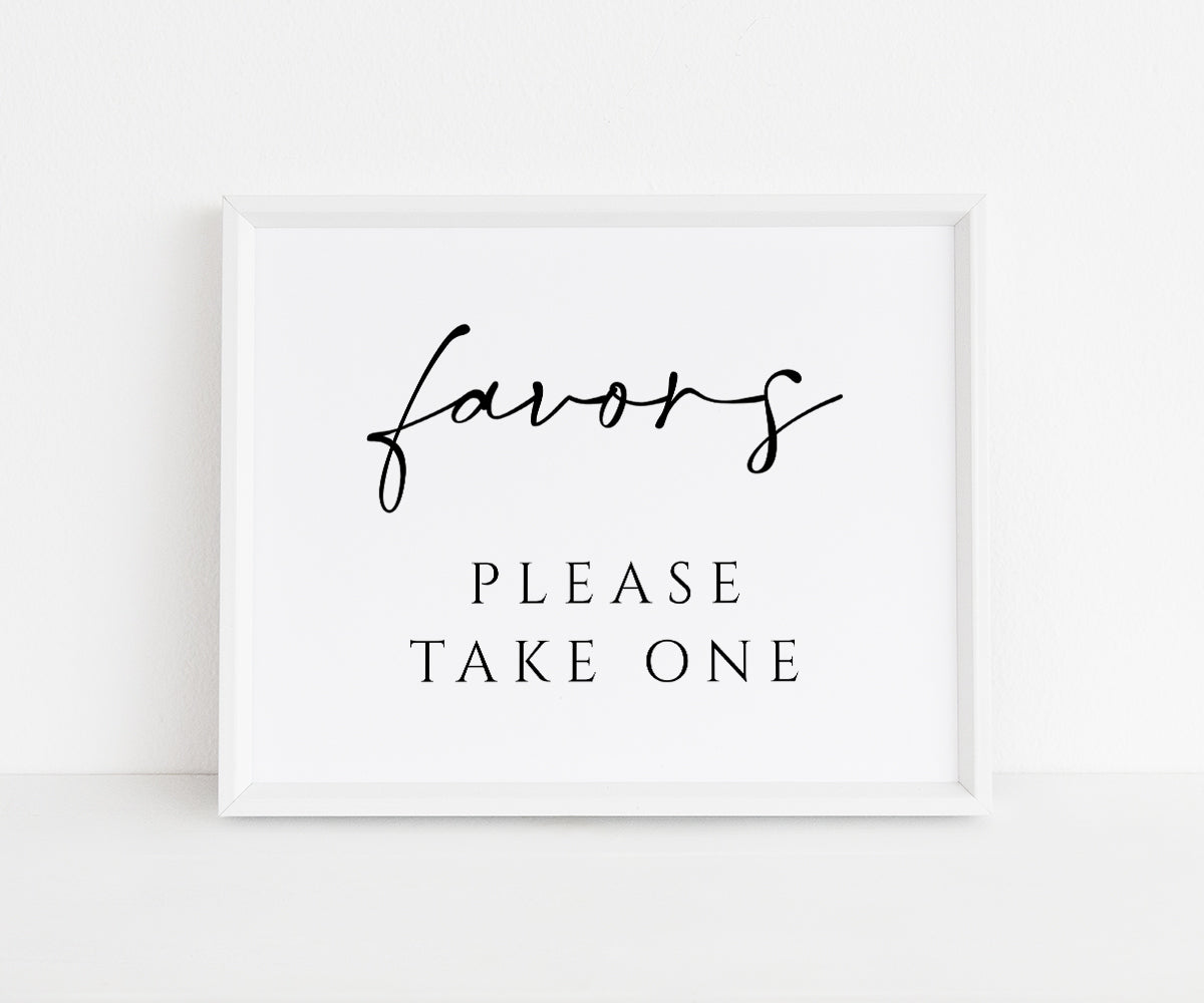 Wedding Favors Sign, Please Take One Sign, Ready to Print, Instant Dow - Artful Life Designs wedding-favors-sign-please-take-one-sign-ready-to-print-instant-dow-artful-life-designs