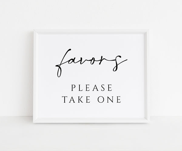 Wedding Favors Sign, Please Take One Sign, Ready to Print, Instant Dow - Artful Life Designs wedding-favors-sign-please-take-one-sign-ready-to-print-instant-dow-artful-life-designs