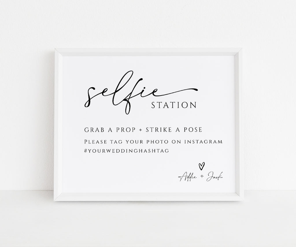 Selfie Station Sign from Artful Life Designs
