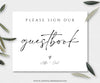 please sign our guestbook sign