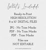 What's included: Ready to Print high resolution digital files