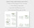 Greenery baby shower buffet food label shower multiples on a single 8.5 x 11" page to save paper for printing.