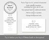 tribal wedding favor tag templates, horizontal and vertical formats